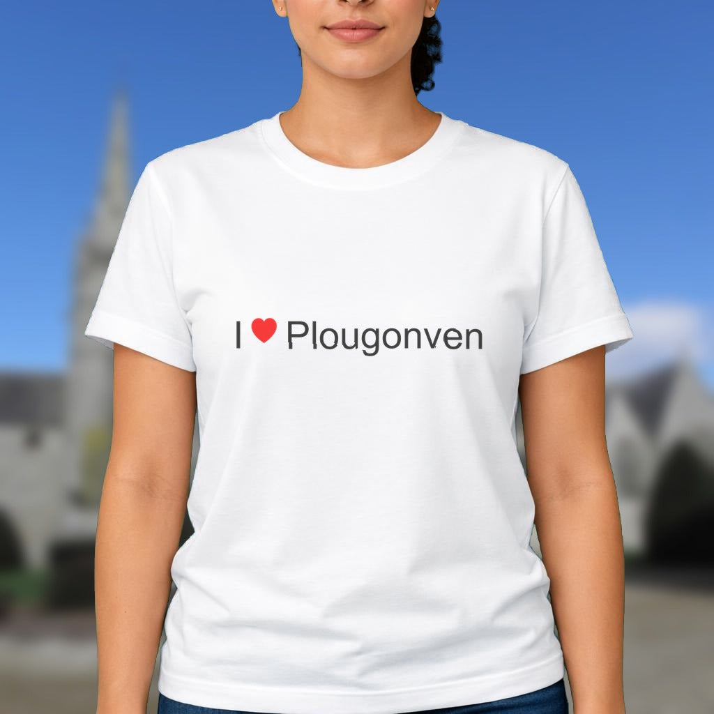 T-shirt I love plougonven