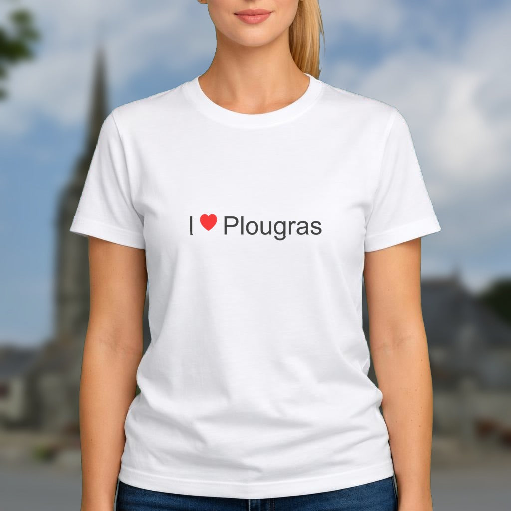 T-shirt I love plougras