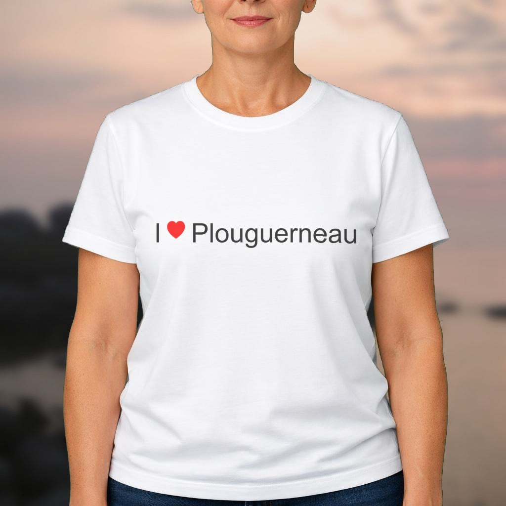 T-shirt I love plouguerneau