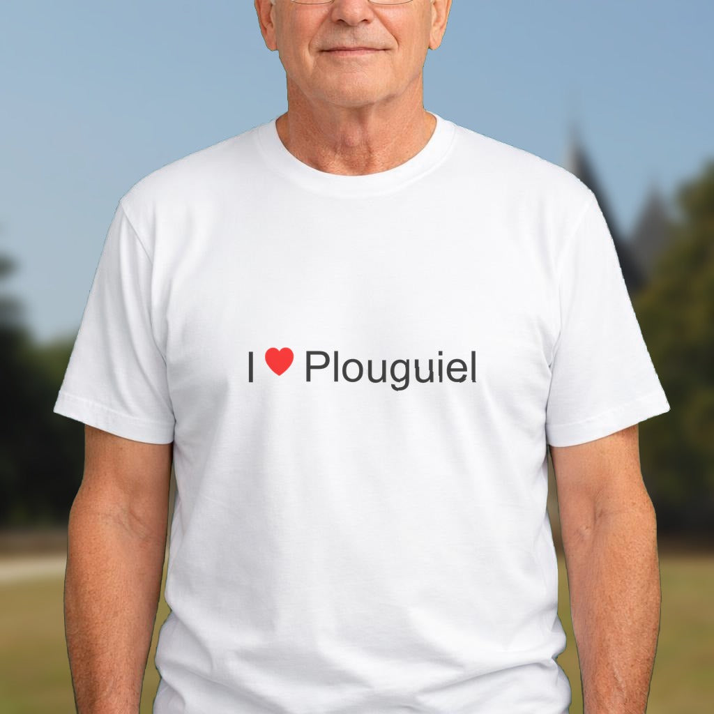 T-shirt I love plouguiel