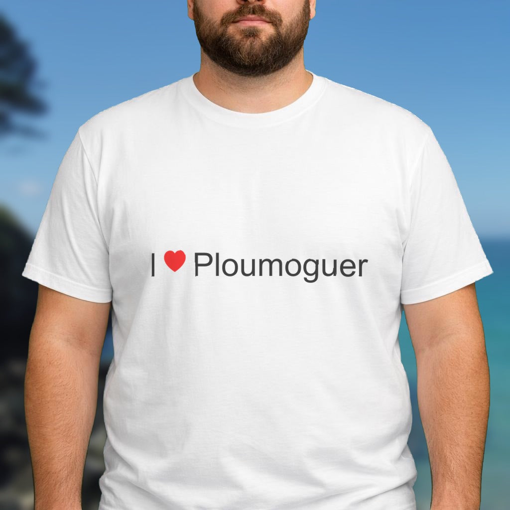 T-shirt I love ploumoguer