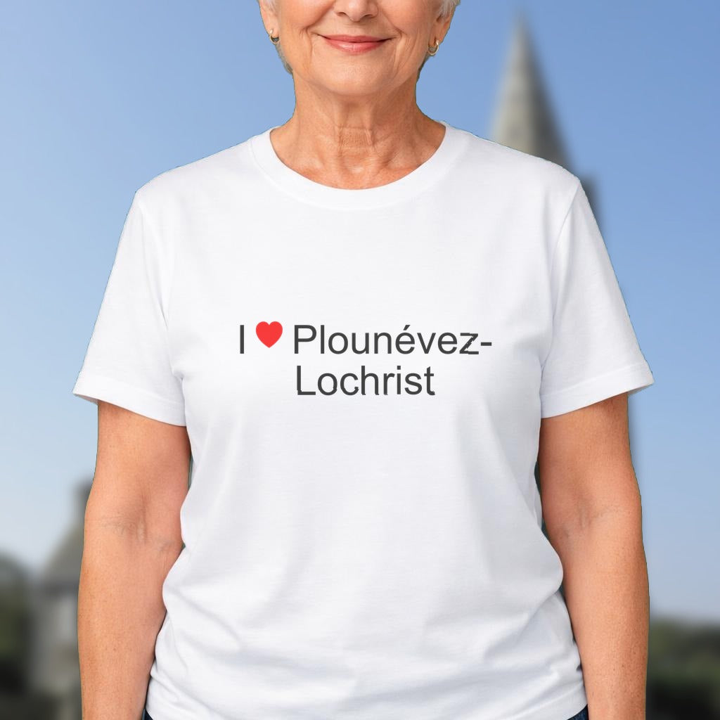T-shirt I love plounévez-lochrist