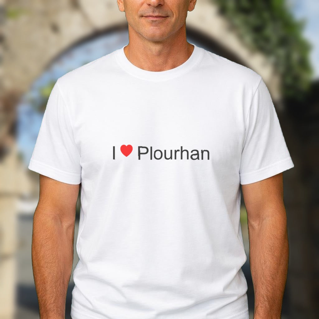 T-shirt I love plourhan