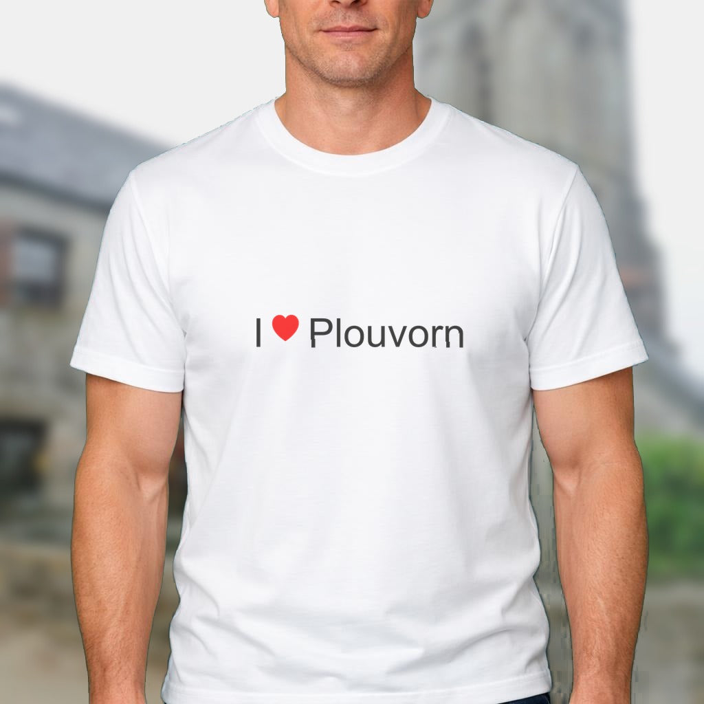 T-shirt I love plouvorn