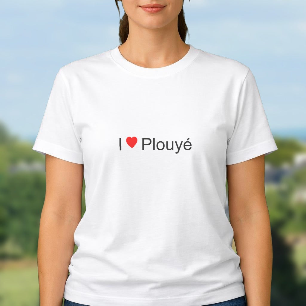 T-shirt I love plouyé