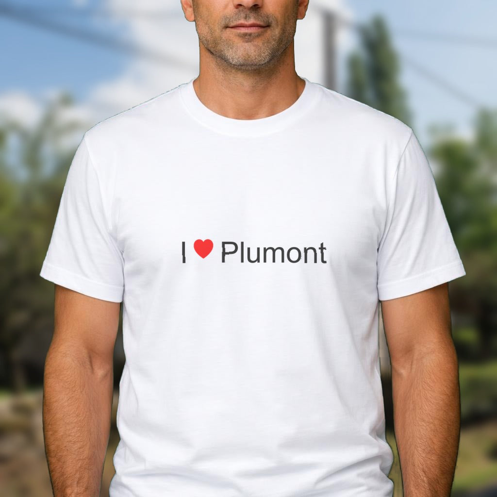 T-shirt I love plumont