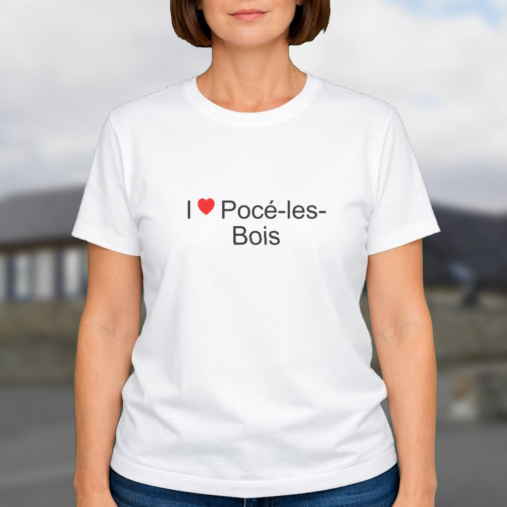 T-shirt I love pocé-les-bois
