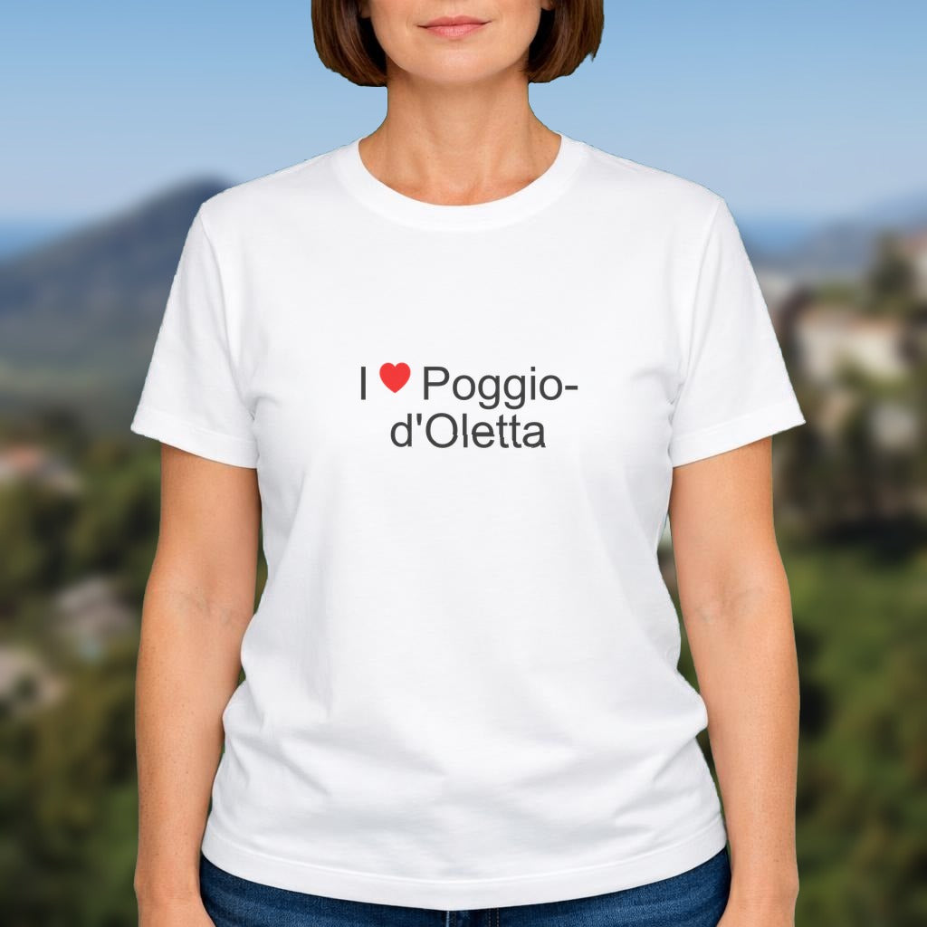 T-shirt I love poggio-d'oletta