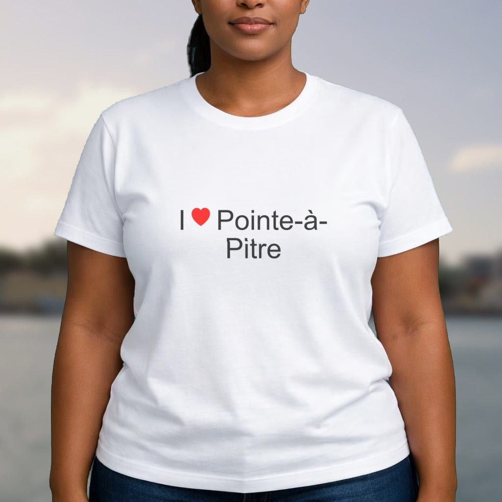 T-shirt I love pointe-à-pitre