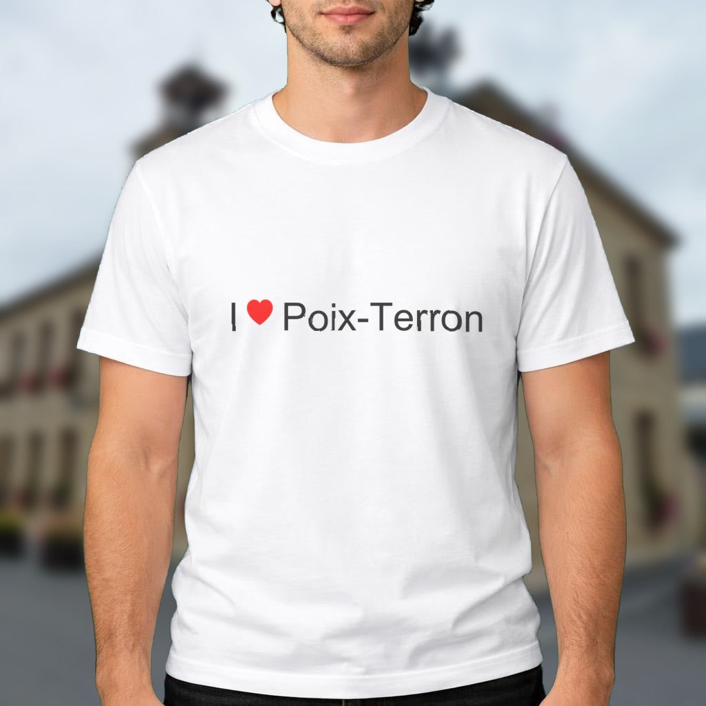 T-shirt I love poix-terron