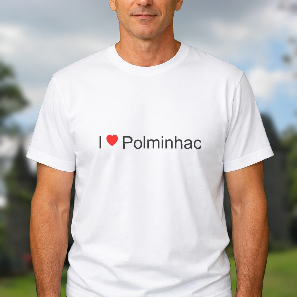 T-shirt I love polminhac