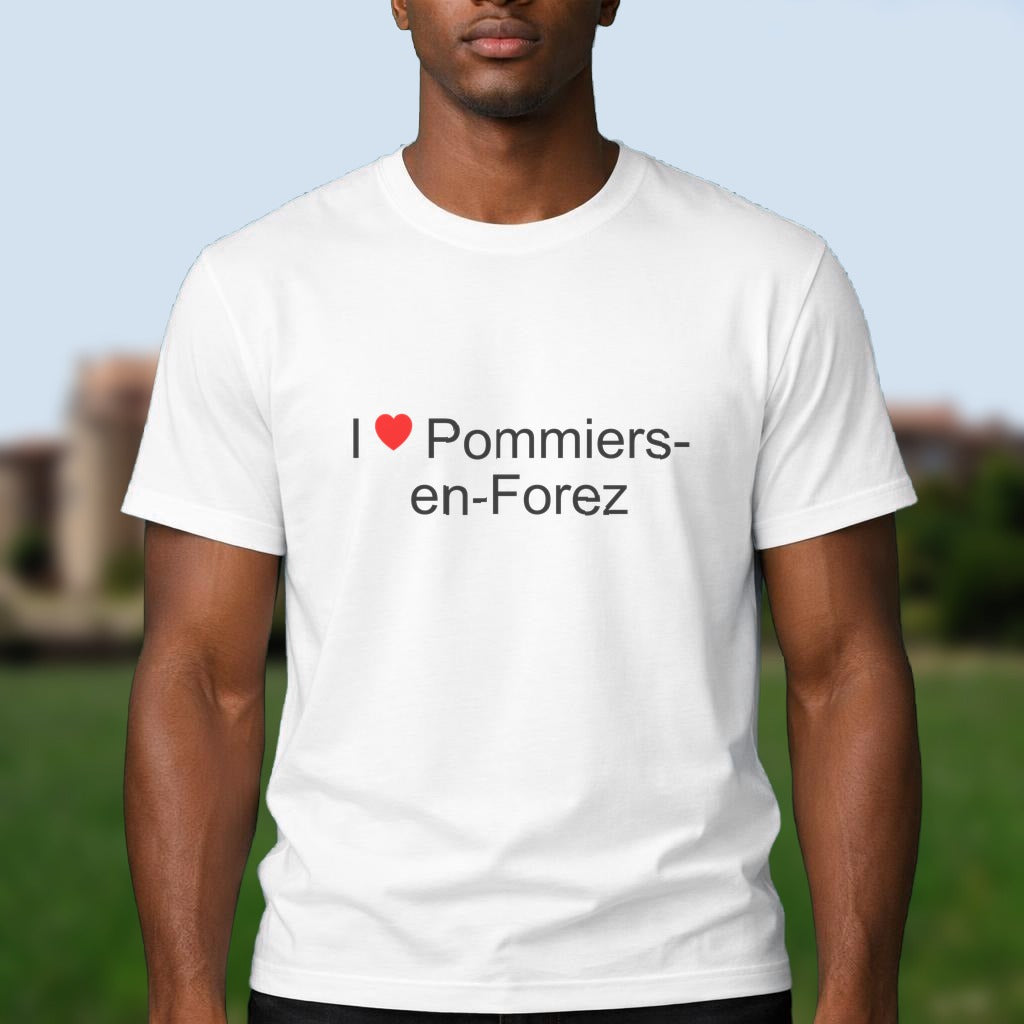 T-shirt I love pommiers-en-forez