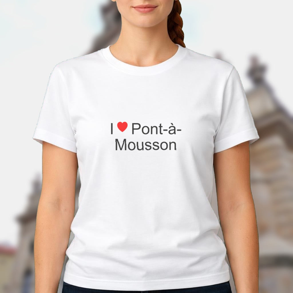 T-shirt I love pont-à-mousson