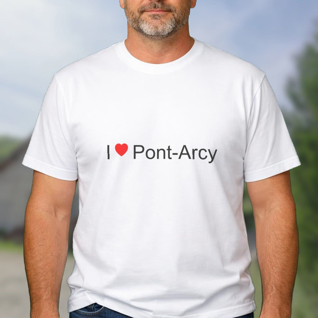 T-shirt I love pont-arcy