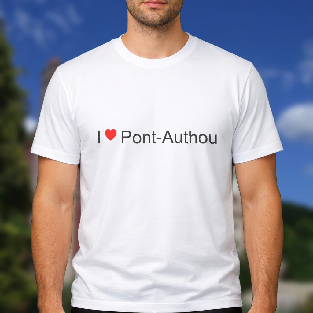 T-shirt I love pont-authou