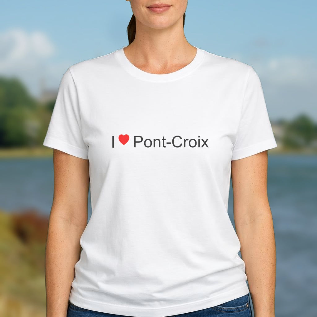 T-shirt I love pont-croix