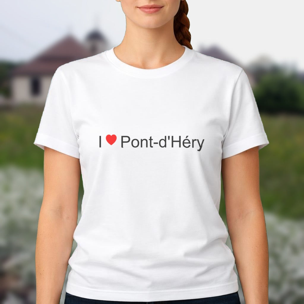 T-shirt I love pont-d'héry