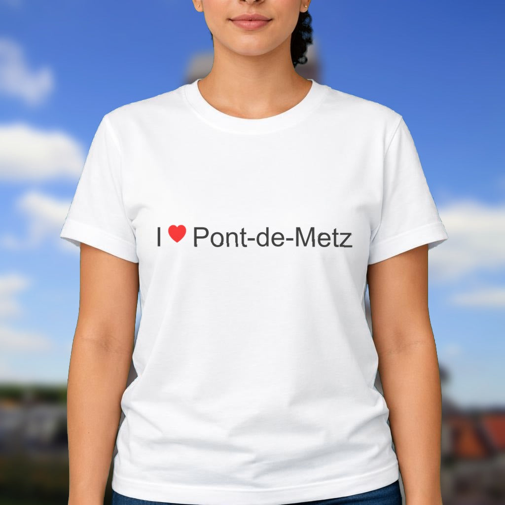 T-shirt I love pont-de-metz