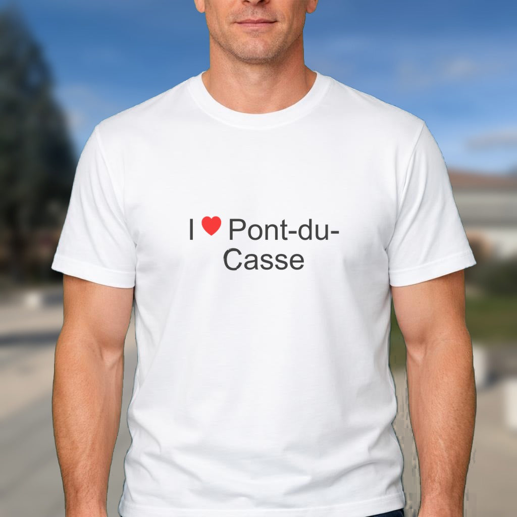 T-shirt I love pont-du-casse