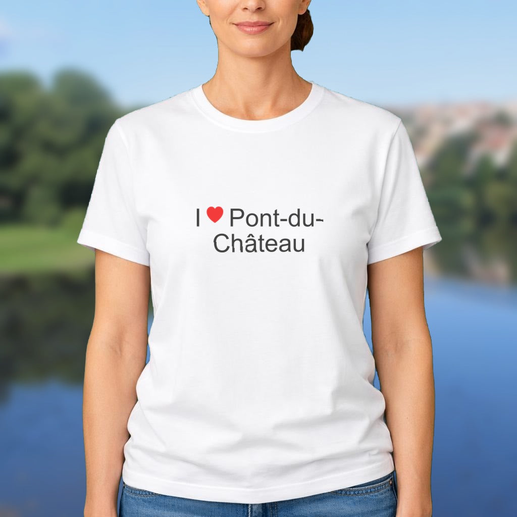 T-shirt I love pont-du-château
