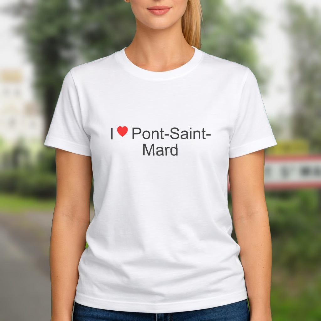 T-shirt I love pont-saint-mard