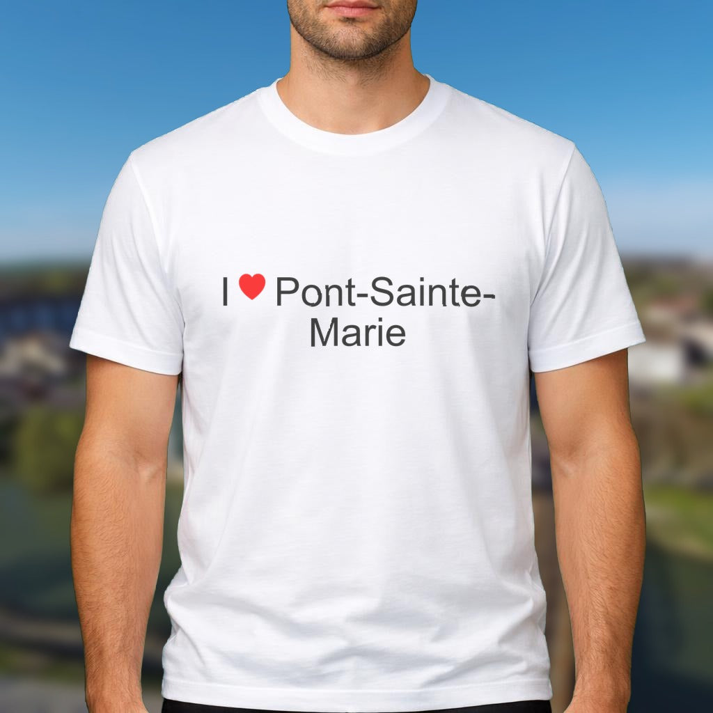 T-shirt I love pont-sainte-marie