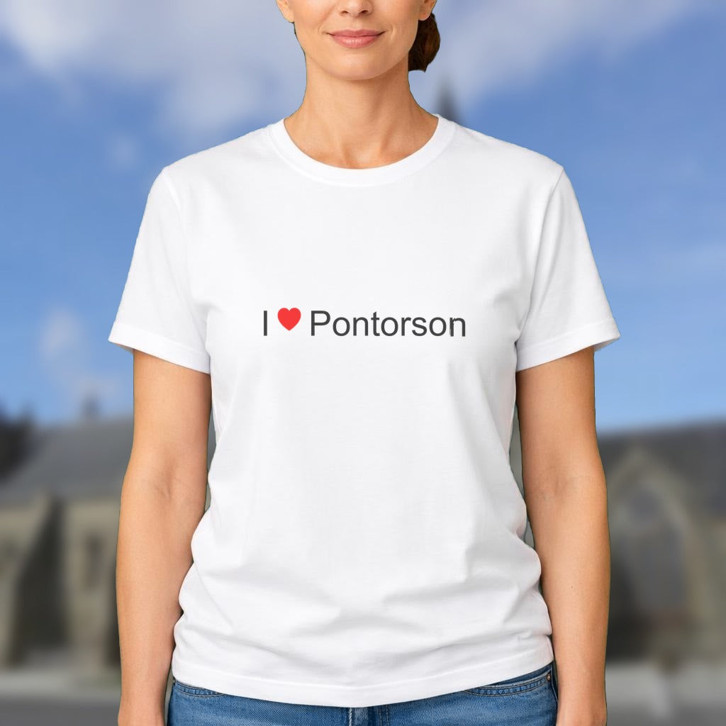 T-shirt I love pontorson