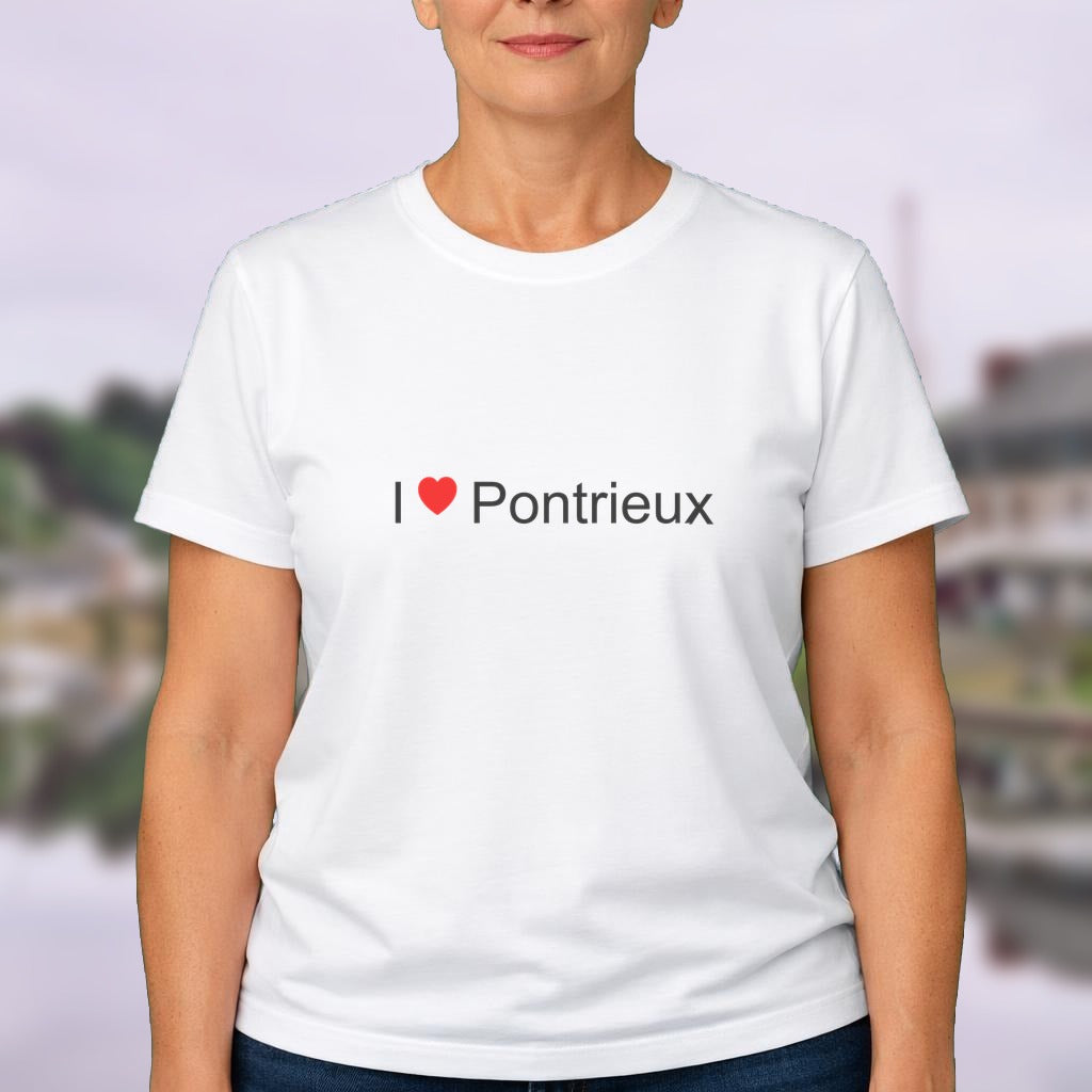 T-shirt I love pontrieux