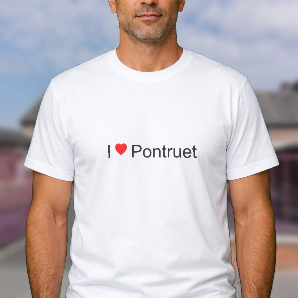 T-shirt I love pontruet