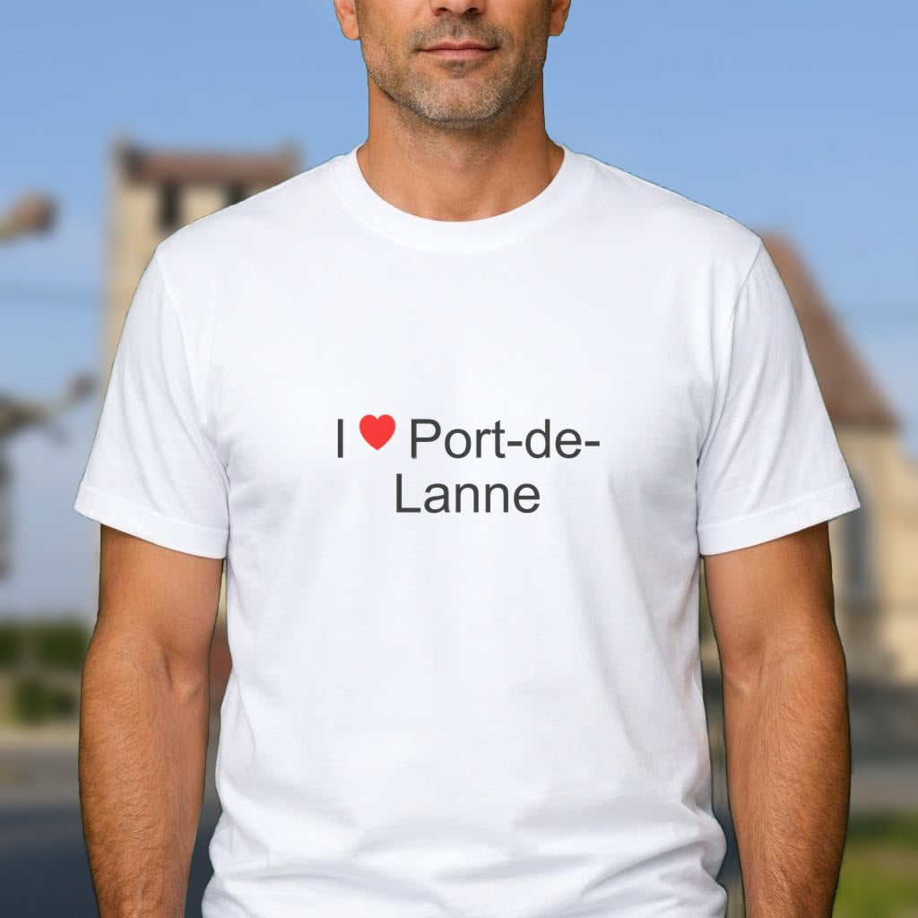 T-shirt I love port-de-lanne