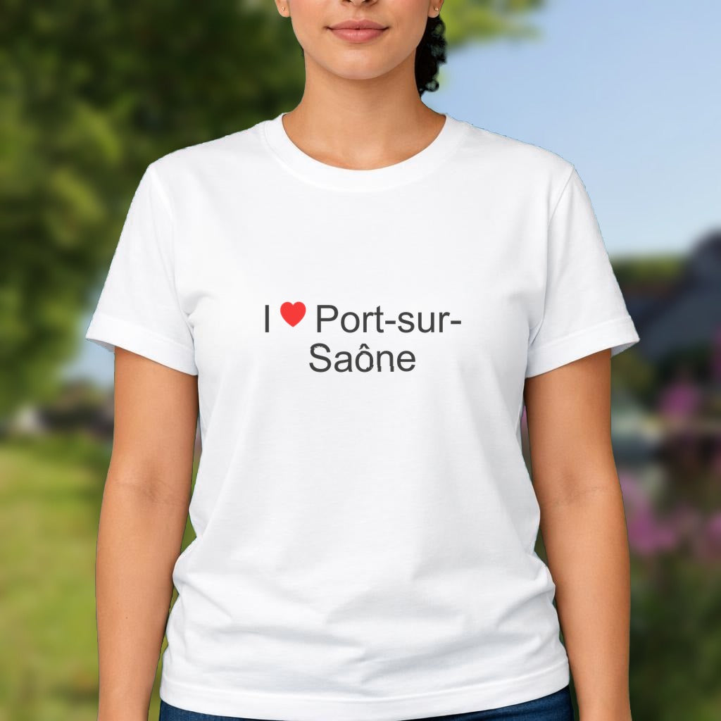 T-shirt I love port-sur-saône