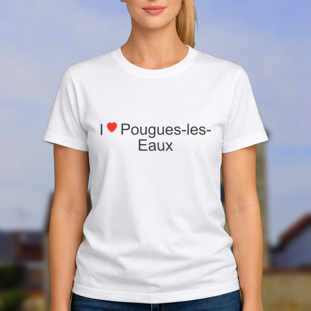 T-shirt I love pougues-les-eaux