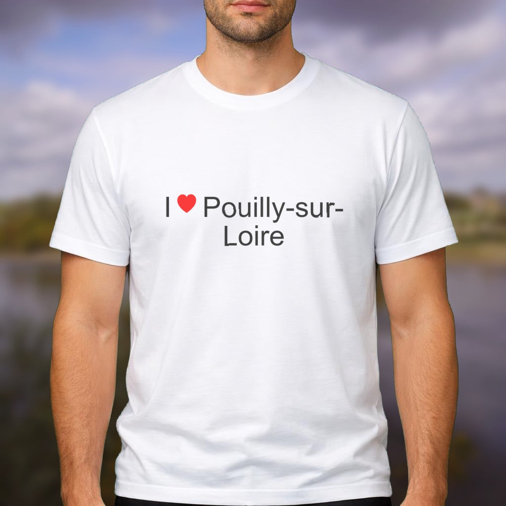 T-shirt I love pouilly-sur-loire