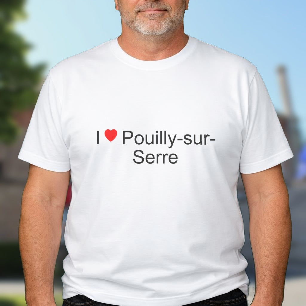 T-shirt I love pouilly-sur-serre
