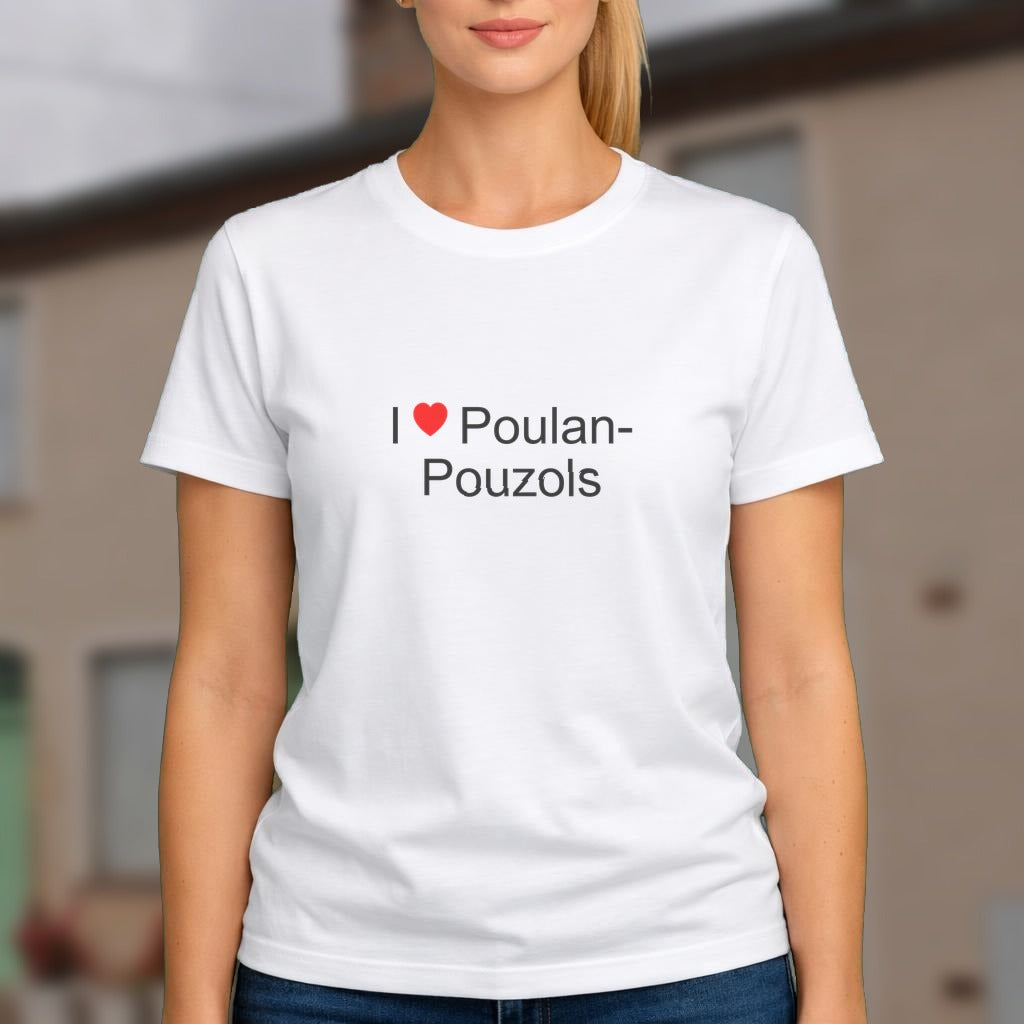 T-shirt I love poulan-pouzols