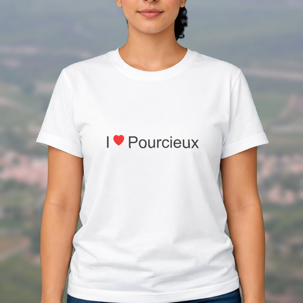 T-shirt I love pourcieux