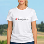 T-shirt I love pouyastruc