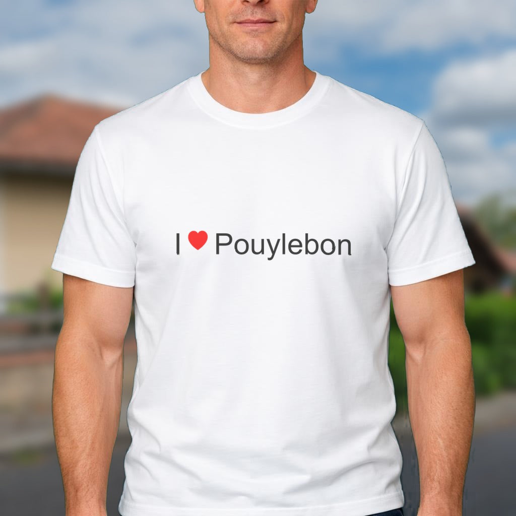 T-shirt I love pouylebon