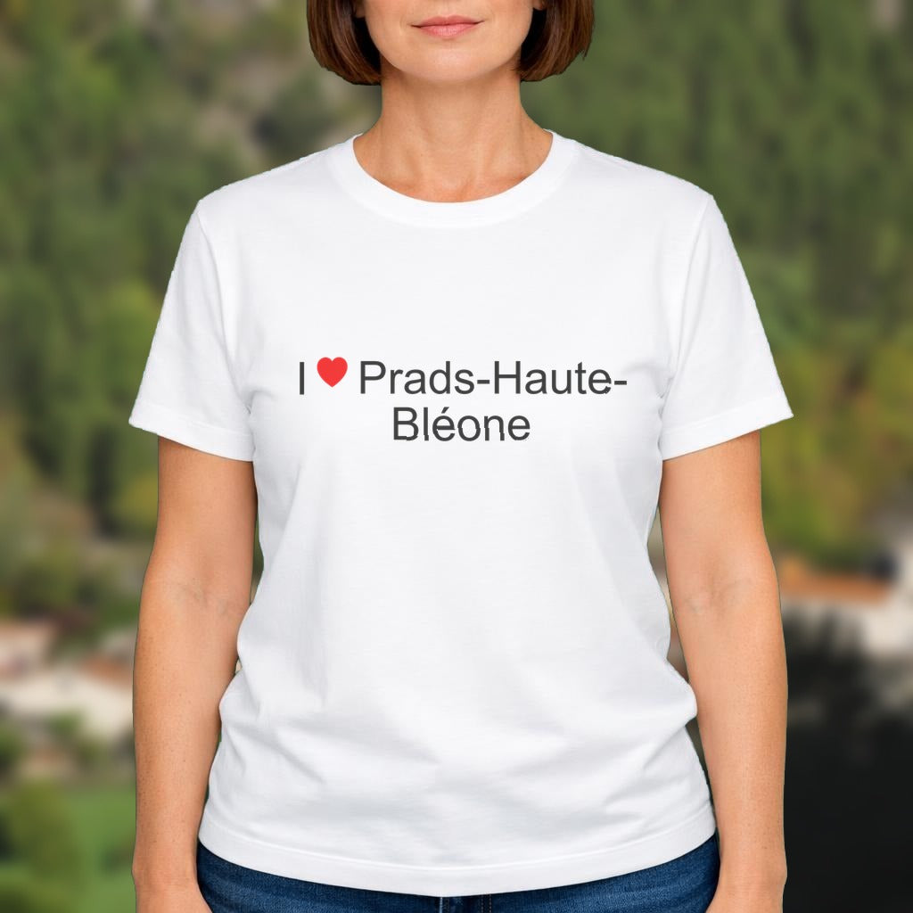T-shirt I love prads-haute-bléone