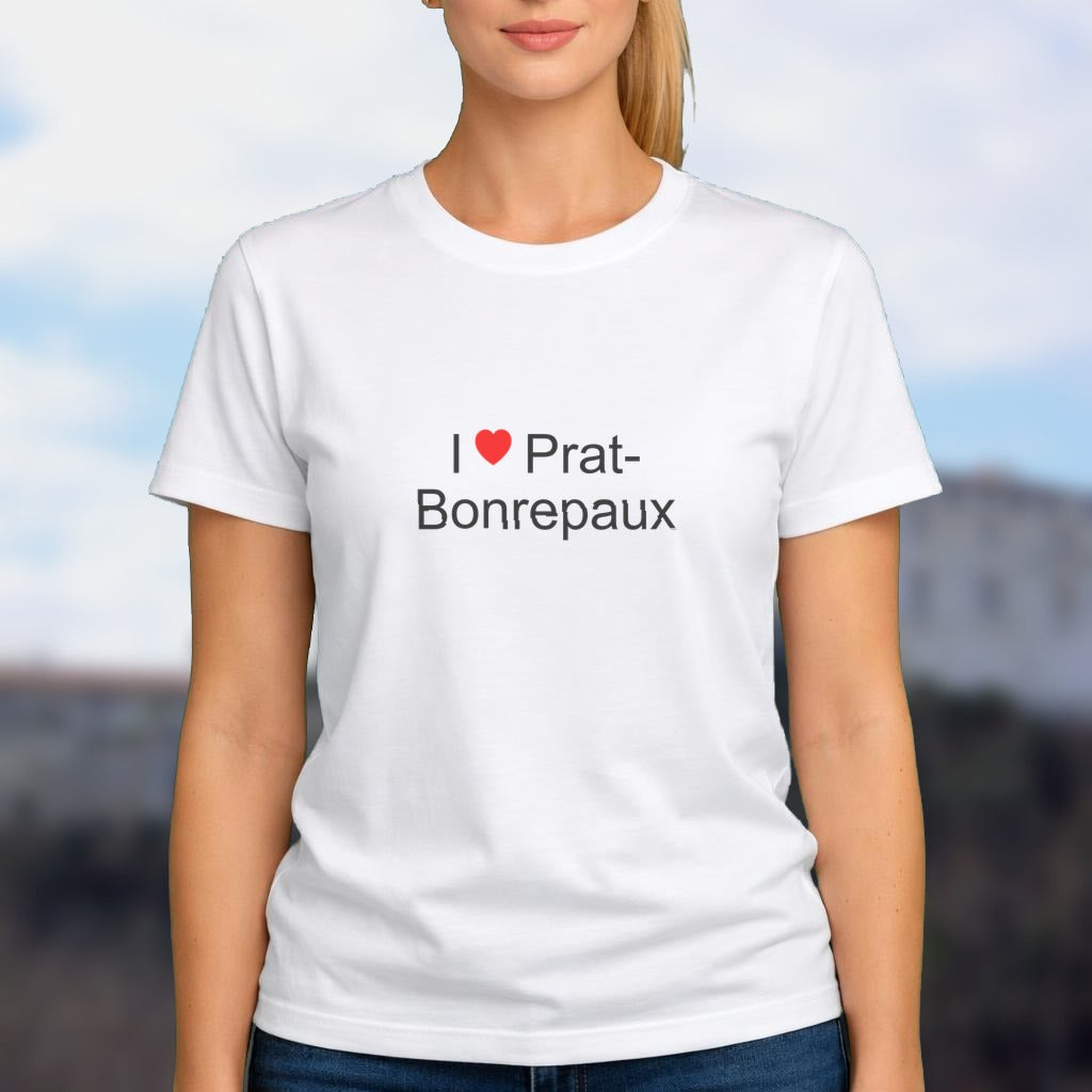 T-shirt I love prat-bonrepaux