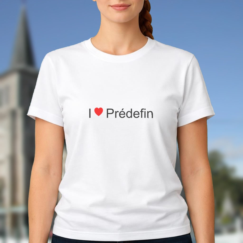 T-shirt I love prédefin