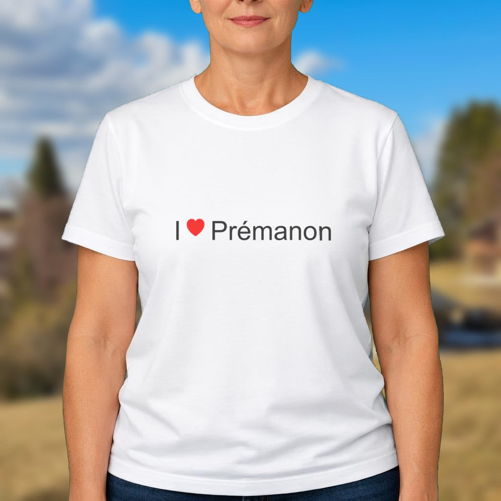 T-shirt I love prémanon