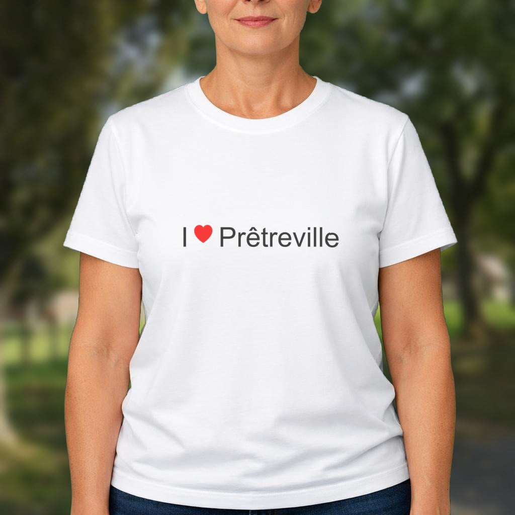 T-shirt I love prêtreville