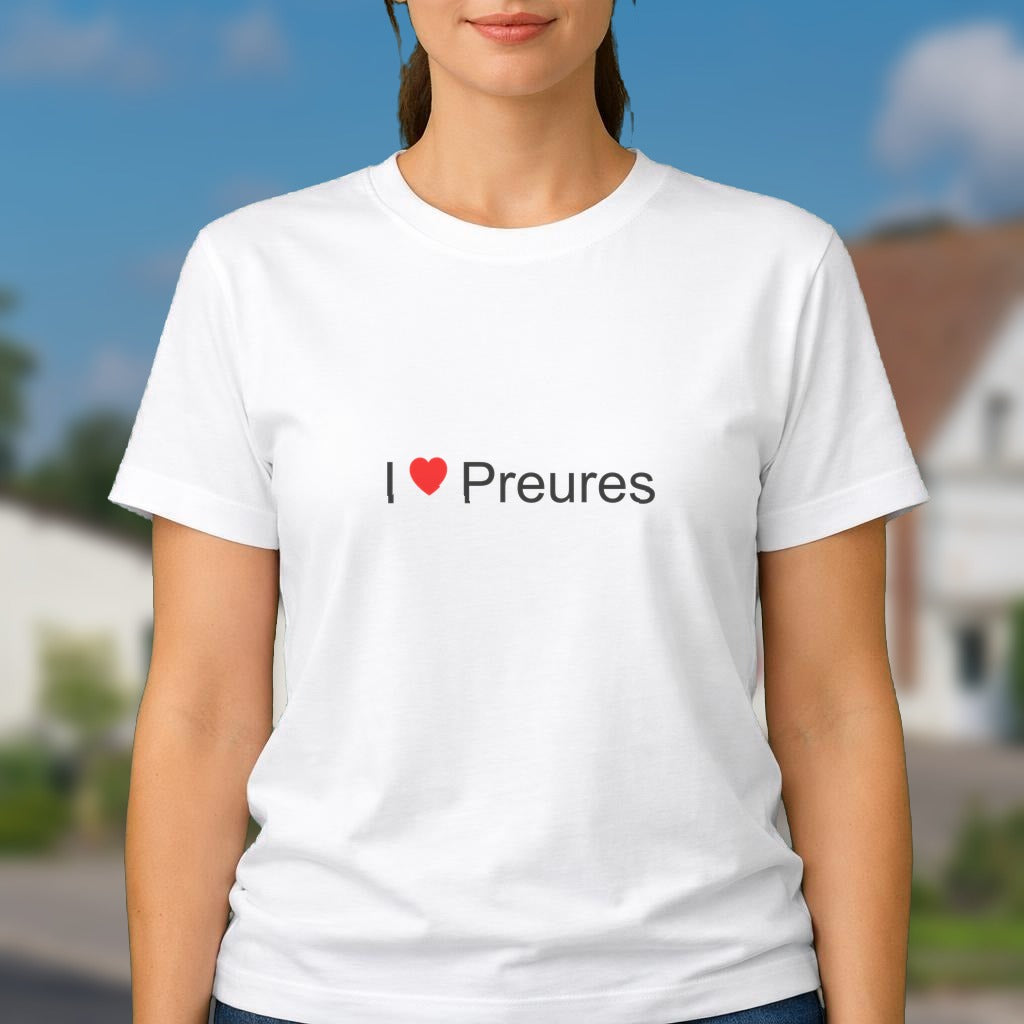 T-shirt I love preures