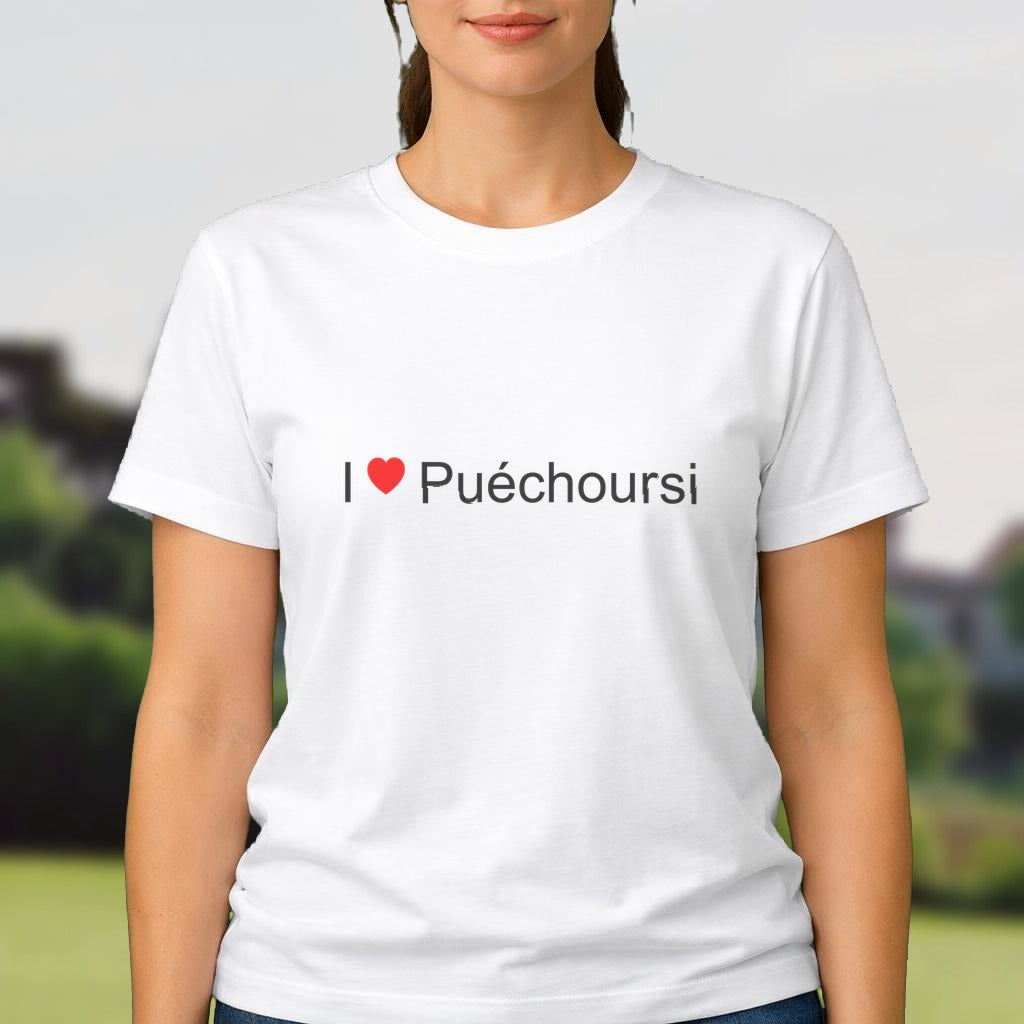T-shirt I love puéchoursi