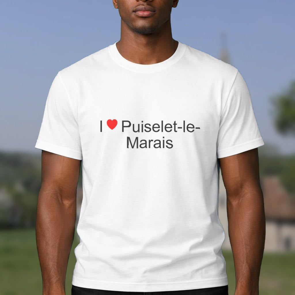 T-shirt I love puiselet-le-marais