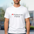 T-shirt I love puiseux-en-france