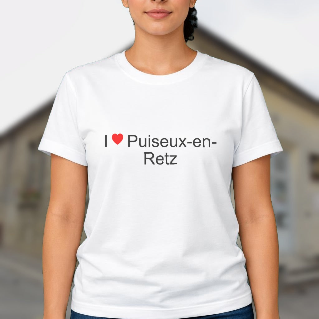T-shirt I love puiseux-en-retz