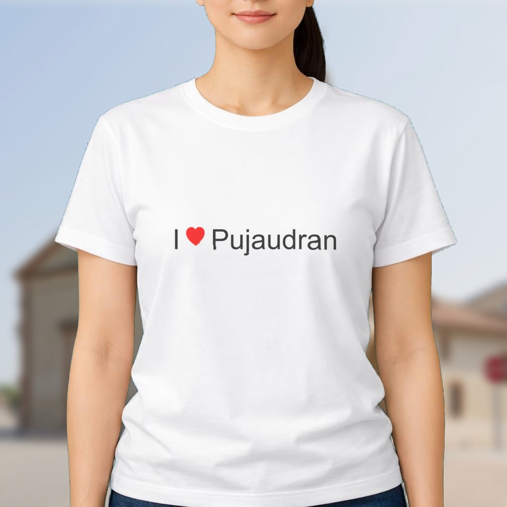 T-shirt I love pujaudran