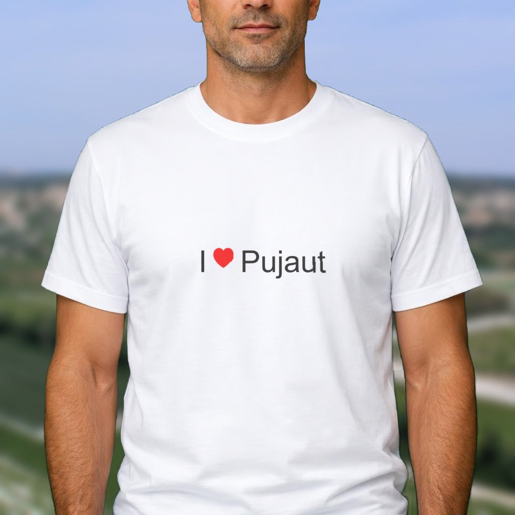 T-shirt I love pujaut